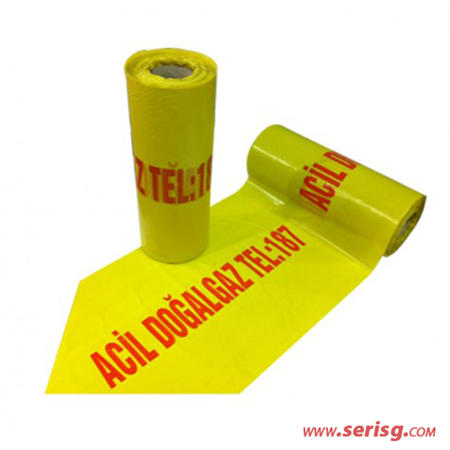 Yeraltı Pvc İkaz bandı - Tespit Edilemez Boru Hattı Şeriti